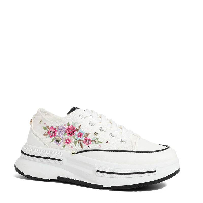 PLATFORM LACE-UP SNEAKERS