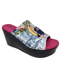 OUR NICOLE LEE CASUAL WEDGE SANDALS IN OUR DREAMING THE CITY DESIGN.