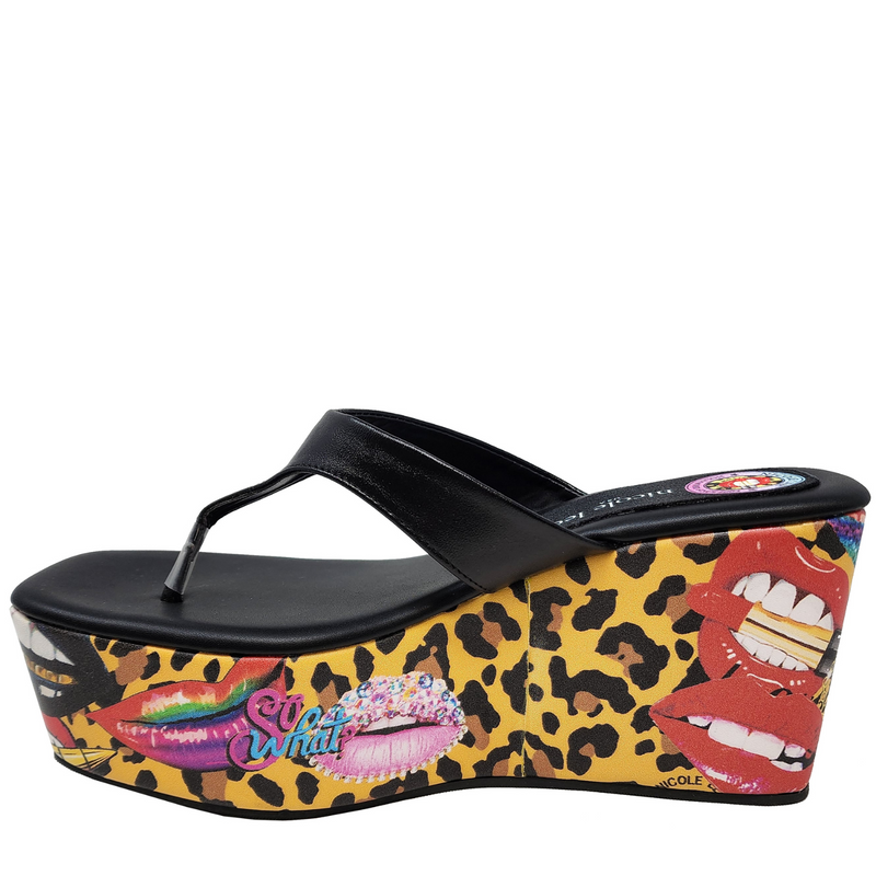 Raised 2025 flip flops