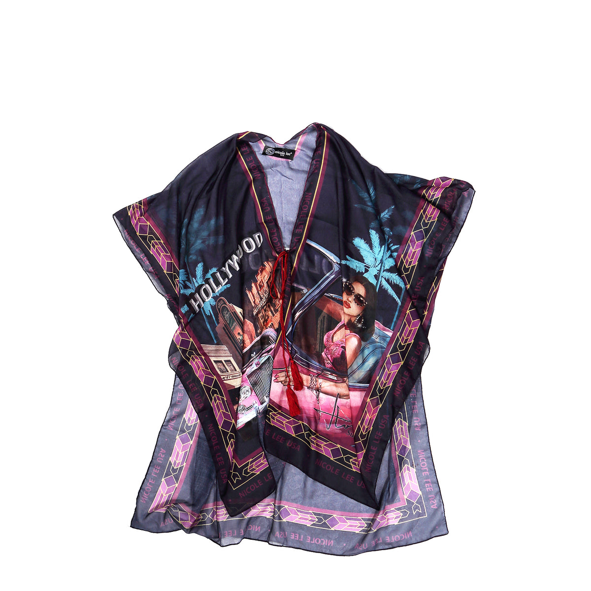 OUR NICOLE LEE KIMONO IN HOLLYWOOD DRIVE DESIGN.