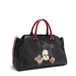 AKIKO LA BELLEZA WIDE HANDBAG