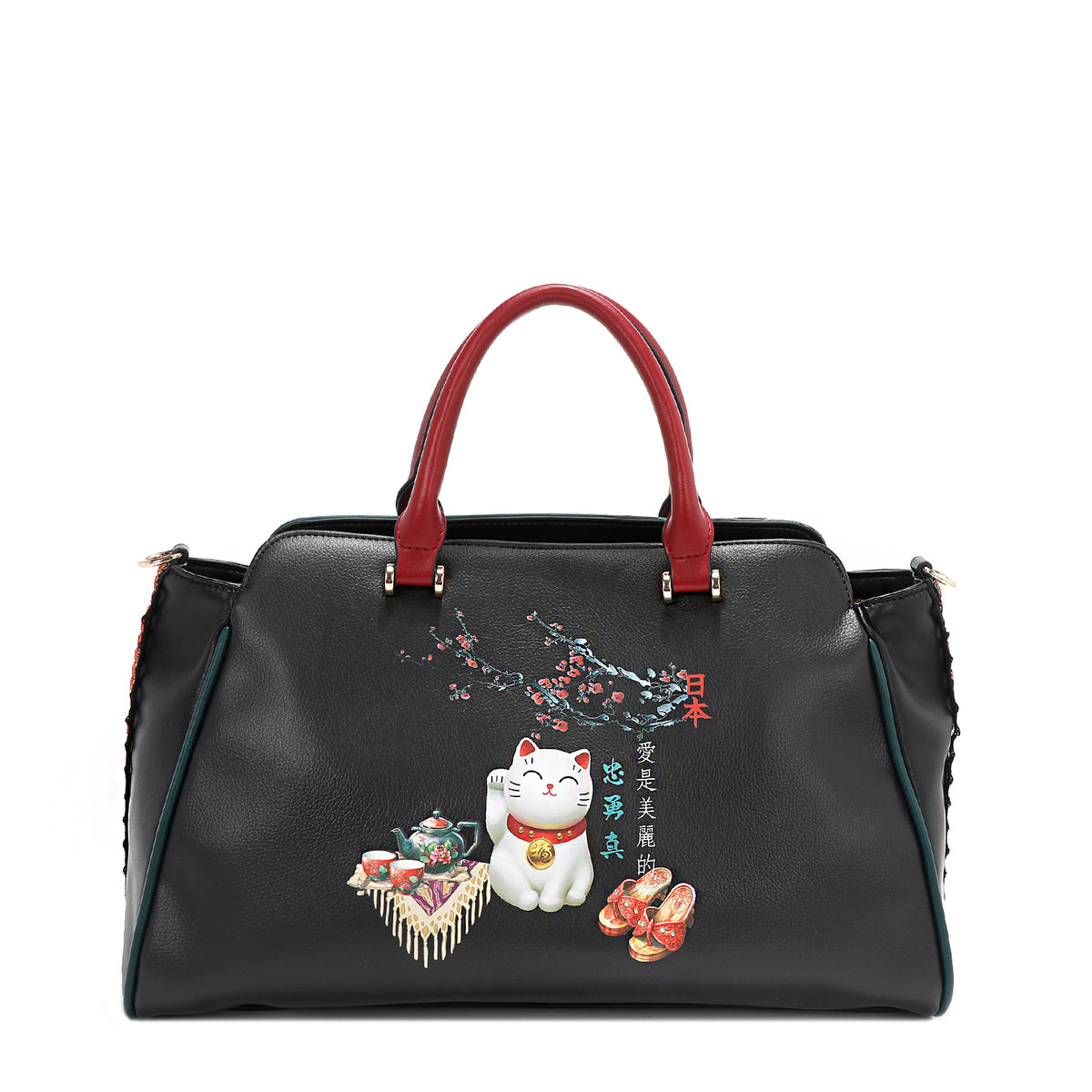 AKIKO LA BELLEZA WIDE HANDBAG