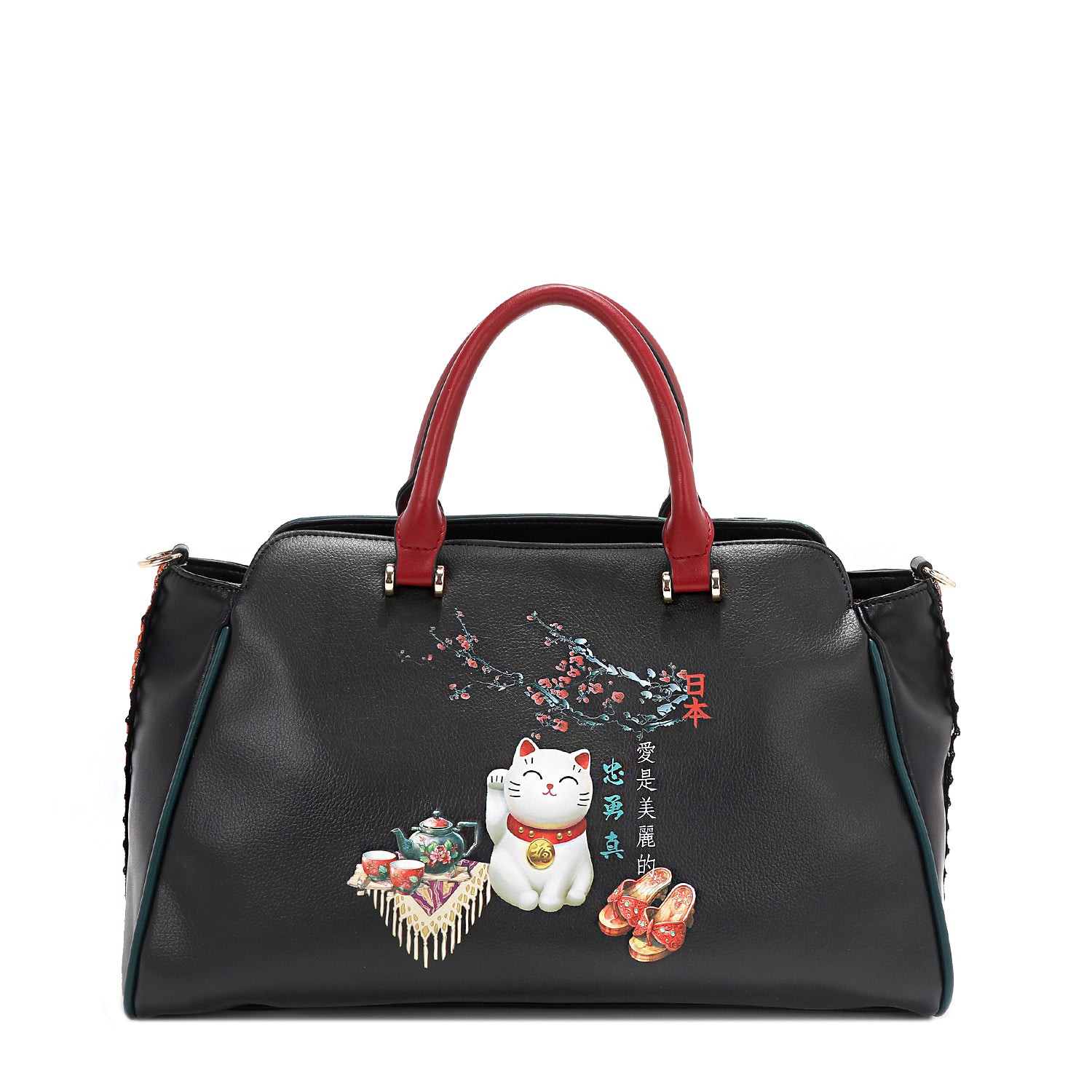 AKIKO LA BELLEZA WIDE HANDBAG