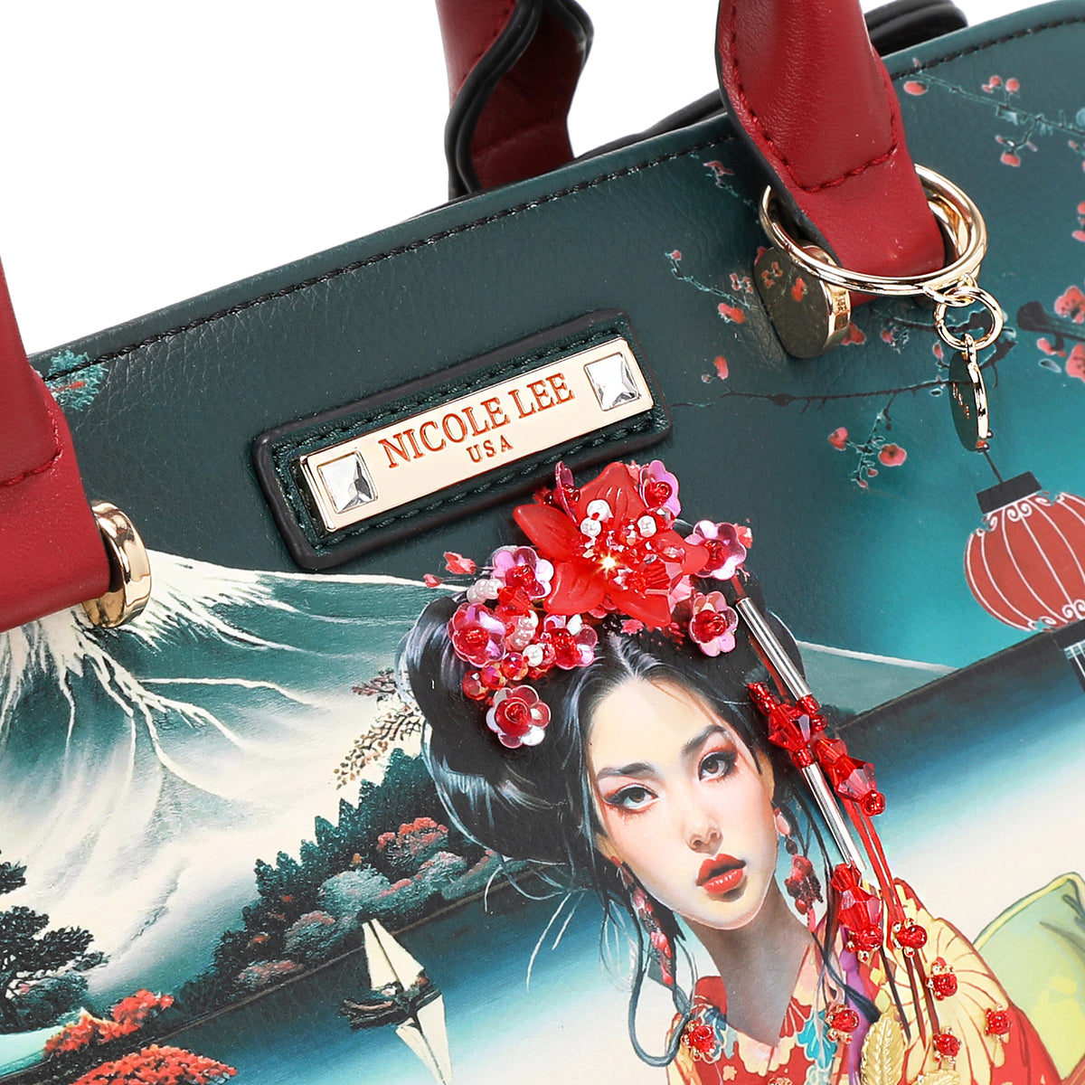 AKIKO LA BELLEZA WIDE HANDBAG