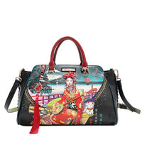 AKIKO LA BELLEZA WIDE HANDBAG