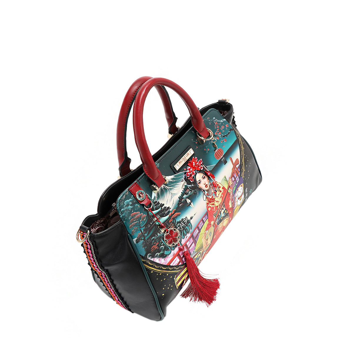 AKIKO LA BELLEZA WIDE HANDBAG