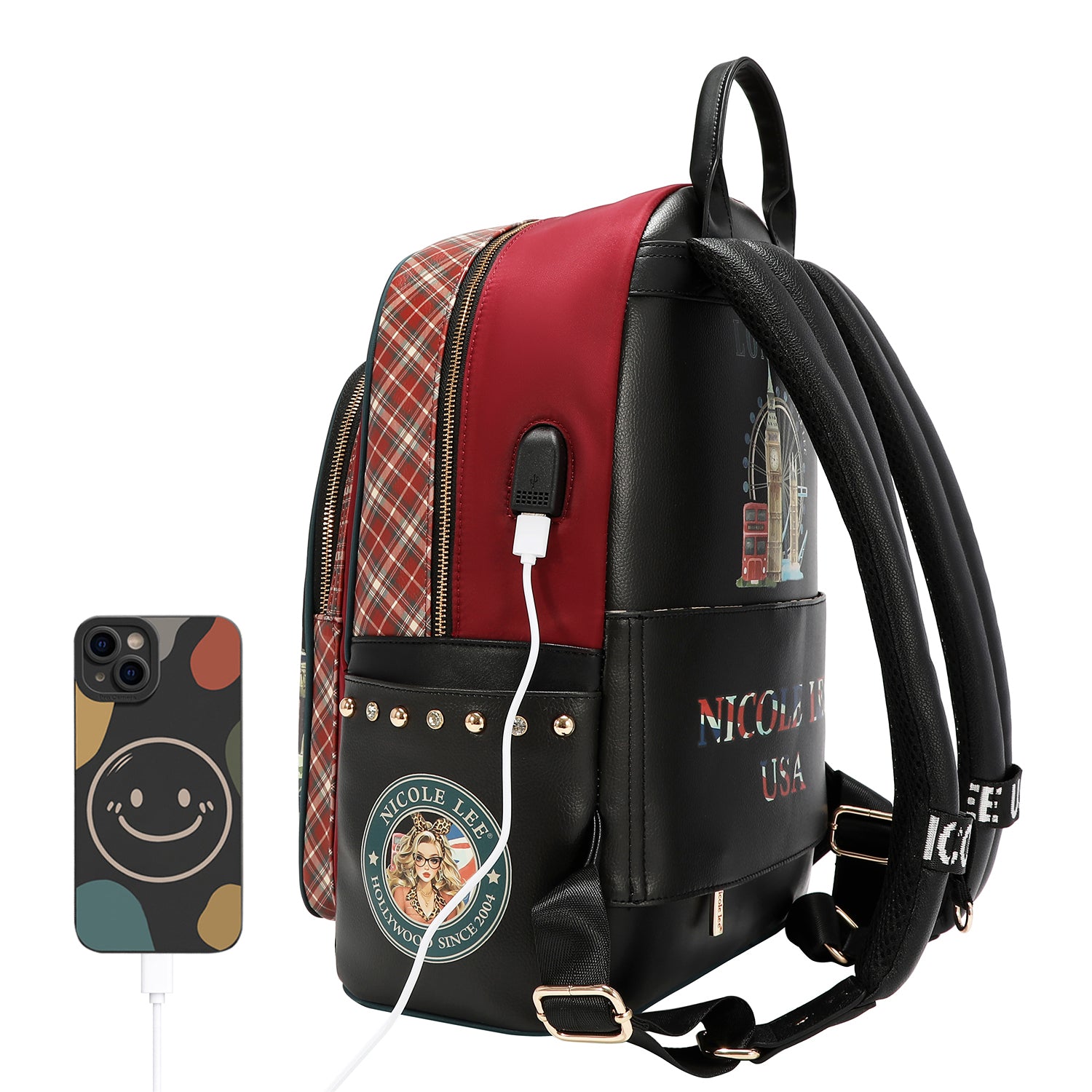 LAPTOP BACKPACK WITH USB CHARGING PORT