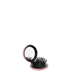 RHINESTONE COMPACT BRUSH MIRROR