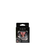 RHINESTONE COMPACT BRUSH MIRROR