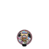 RHINESTONE COMPACT BRUSH MIRROR