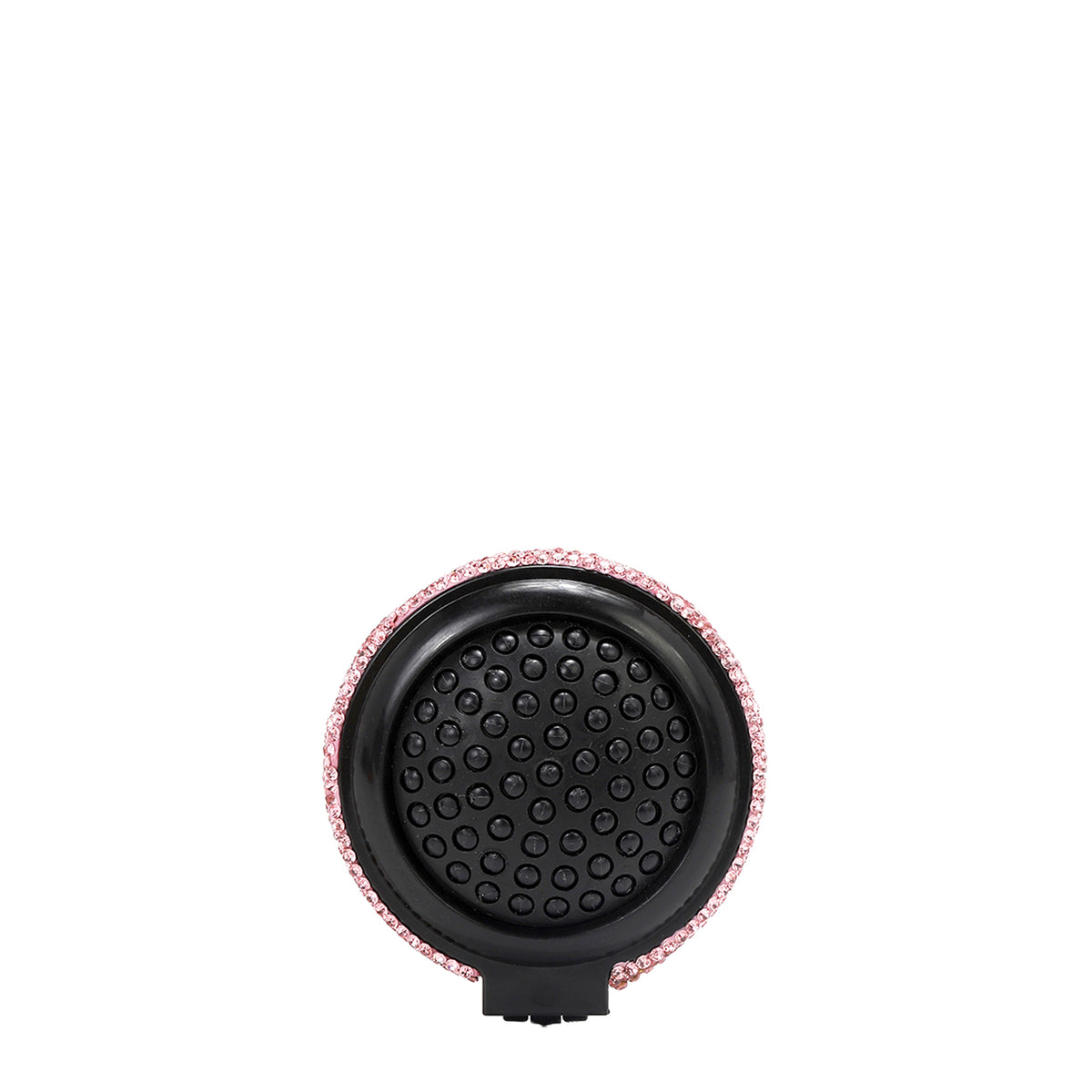 RHINESTONE COMPACT BRUSH MIRROR