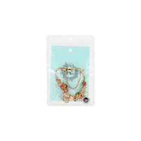 GOLD CHARM BRACELET GOLD