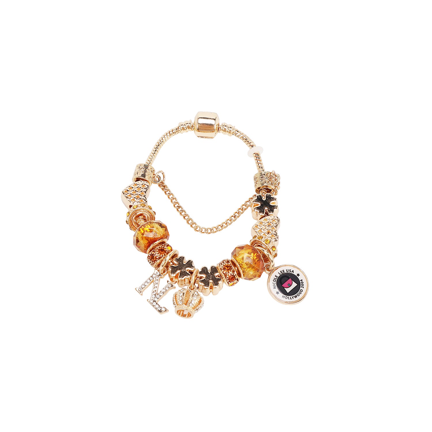 GOLD CHARM BRACELET GOLD