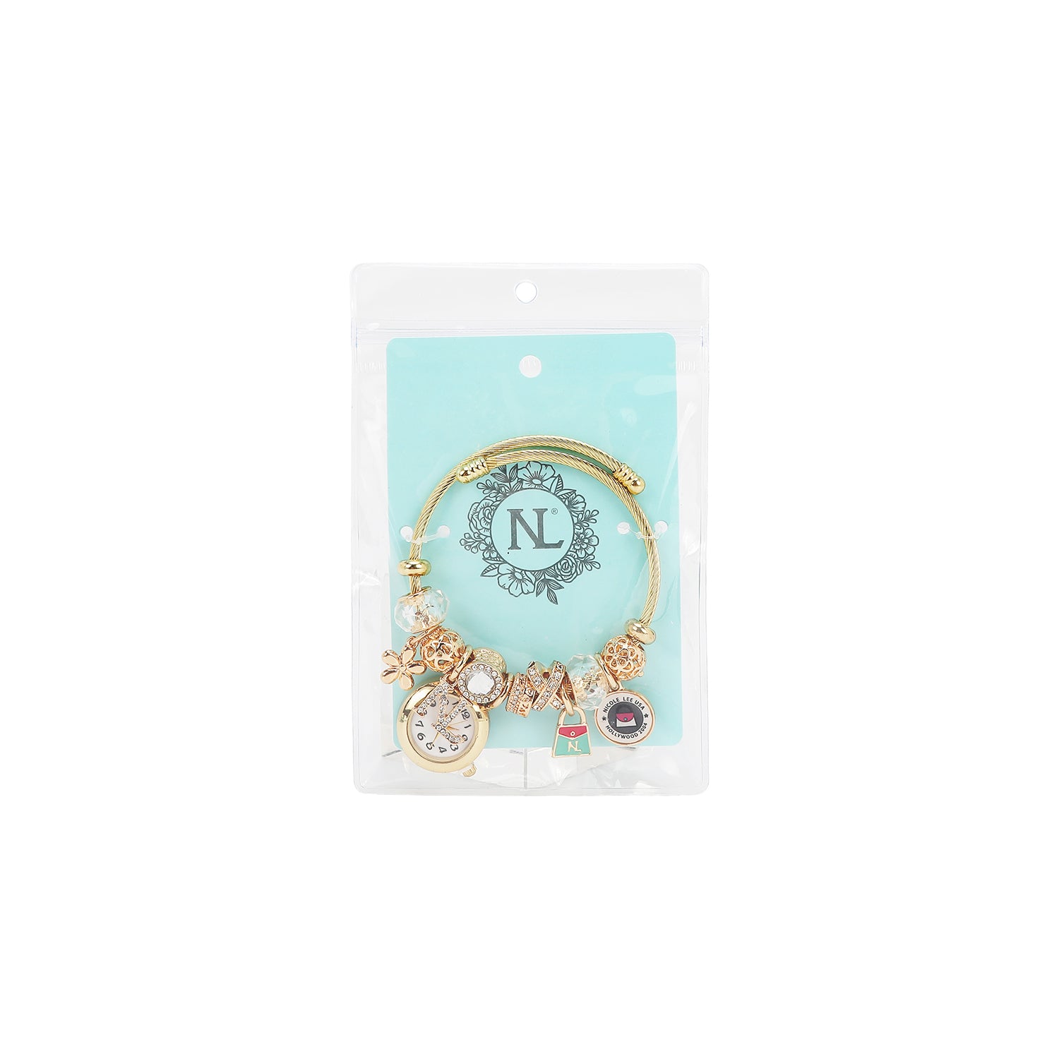 CHARM WATCH BRACELET GOLD