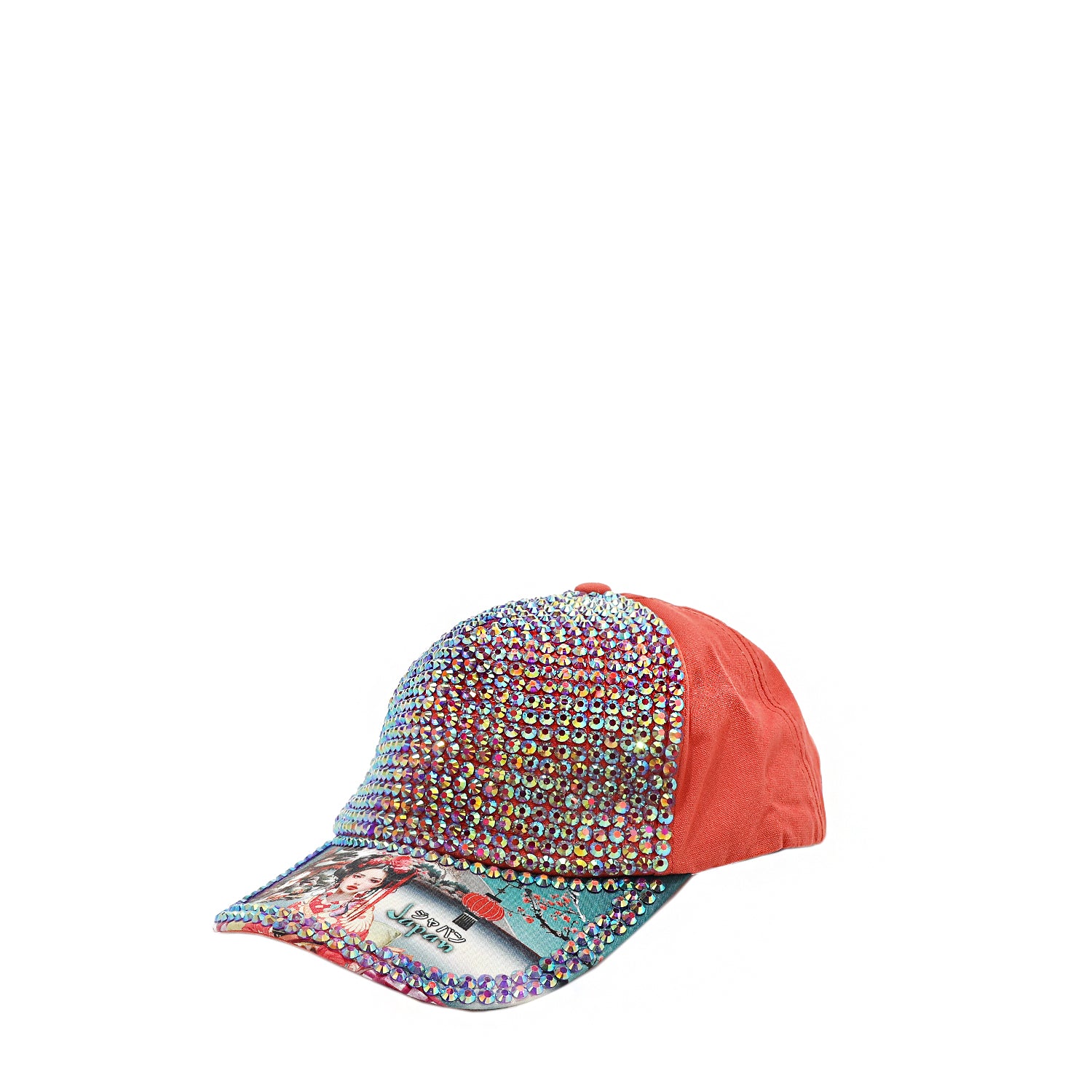 Rhinestone Crown Embellished Baseball Cap, Fashion Hat with Bling