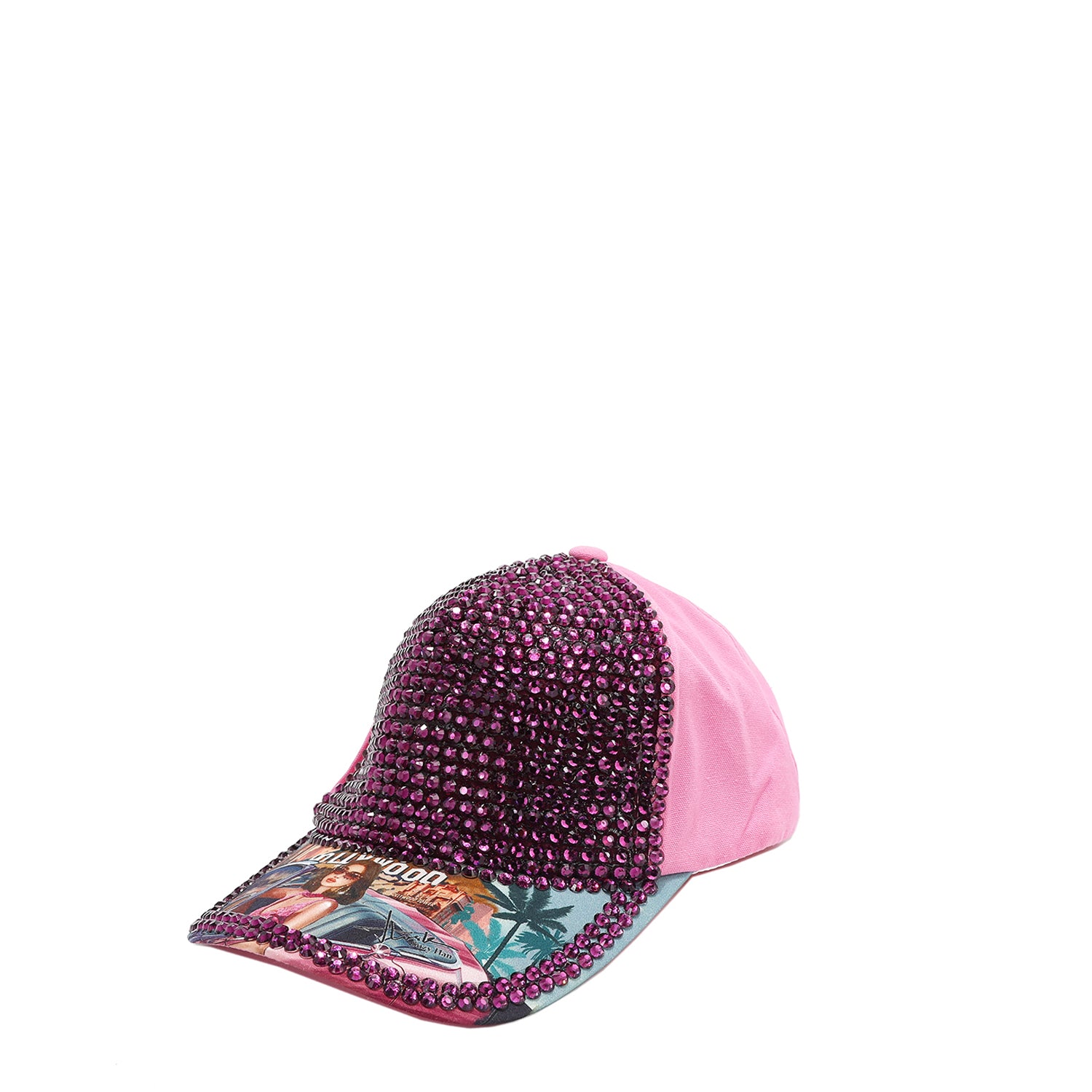 Rhinestone Crown Embellished Baseball Cap, Fashion Hat with Bling