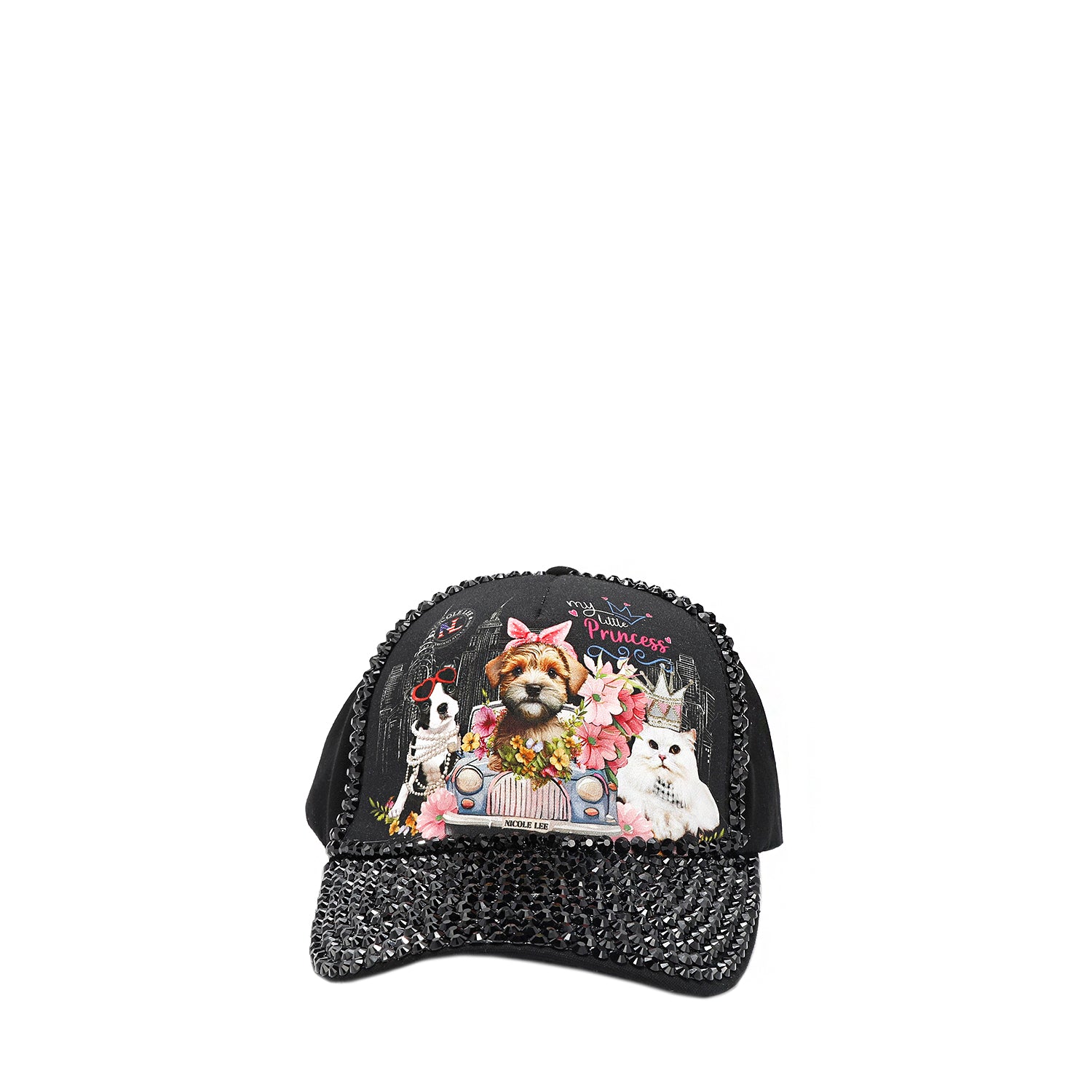 Rhinestone Embellished Baseball Cap, Fashion Hat with Bling Stones