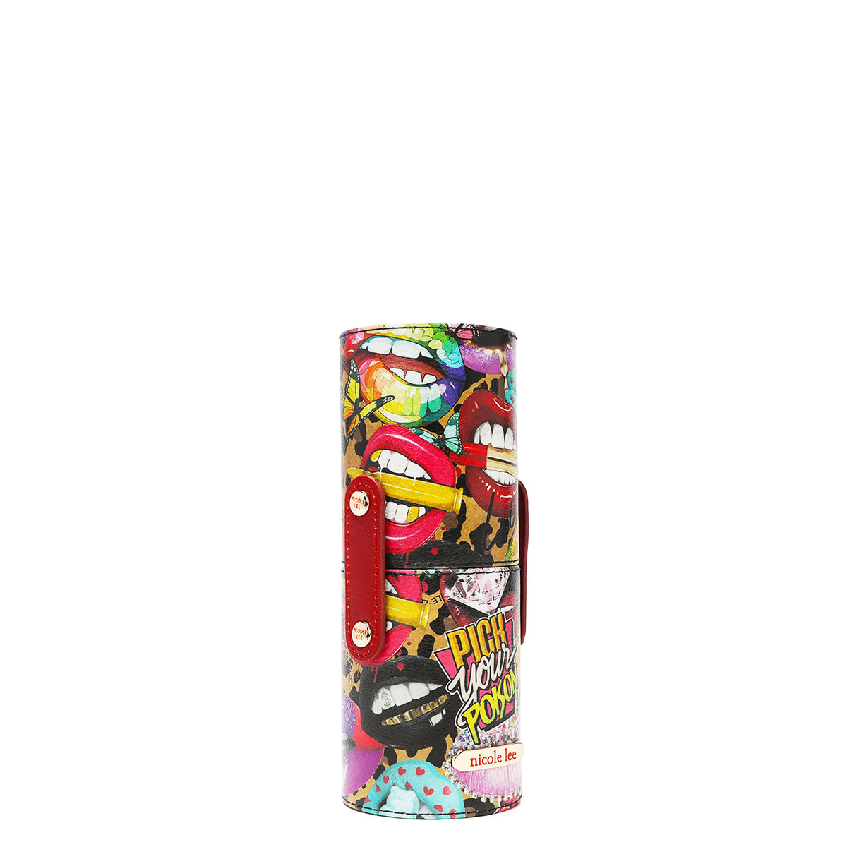 MACARIA MAKEUP CASE WITH 4 PIECE BRUSH SET