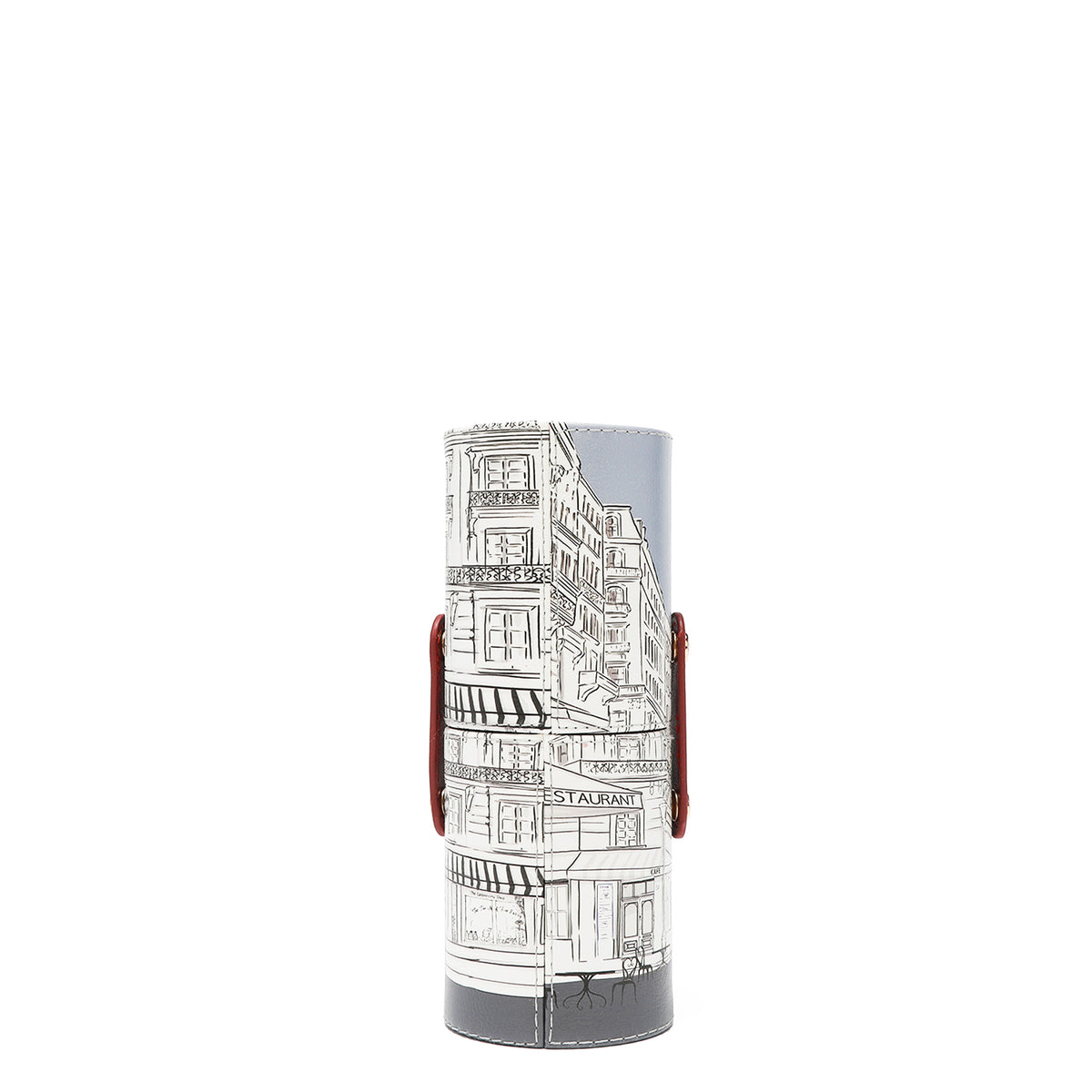 MACARIA MAKEUP CASE WITH 4 PIECE BRUSH SET