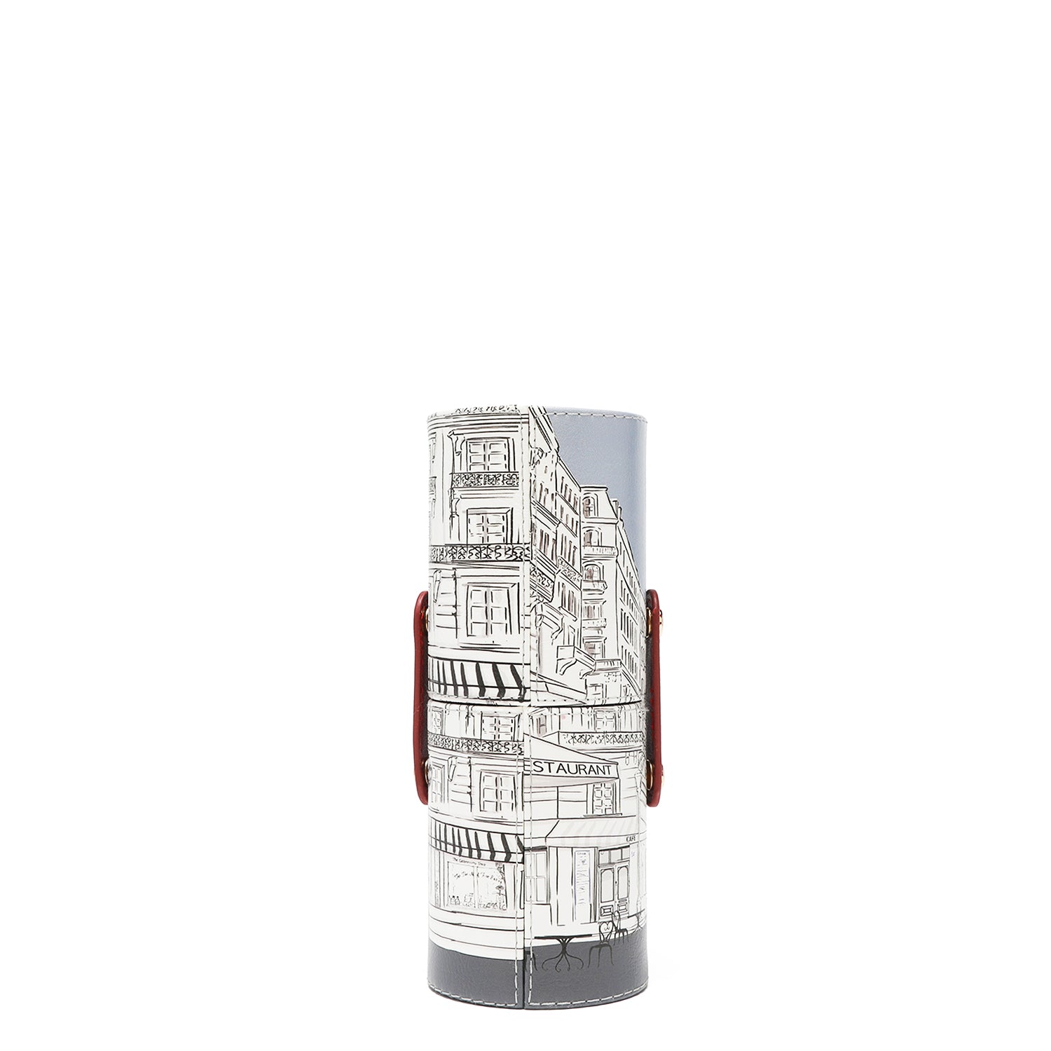 MACARIA MAKEUP CASE WITH 4 PIECE BRUSH SET