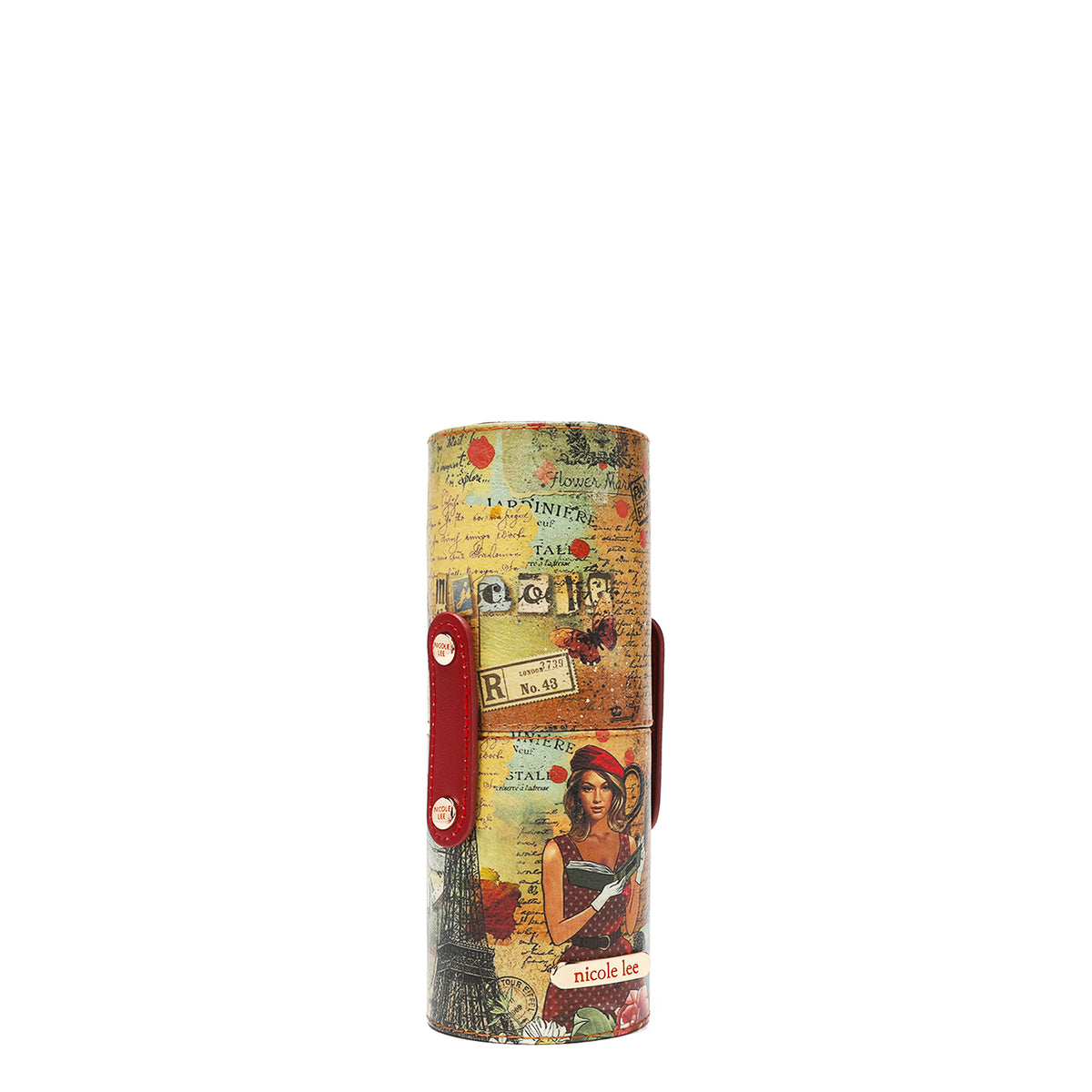 MACARIA MAKEUP CASE WITH 4 PIECE BRUSH SET