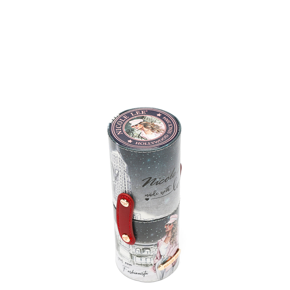 MACARIA MAKEUP CASE WITH 4 PIECE BRUSH SET