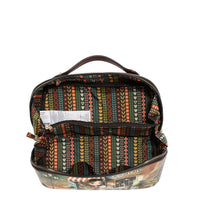 STRUCTURED TOP-HANDLE COSMETIC CASE