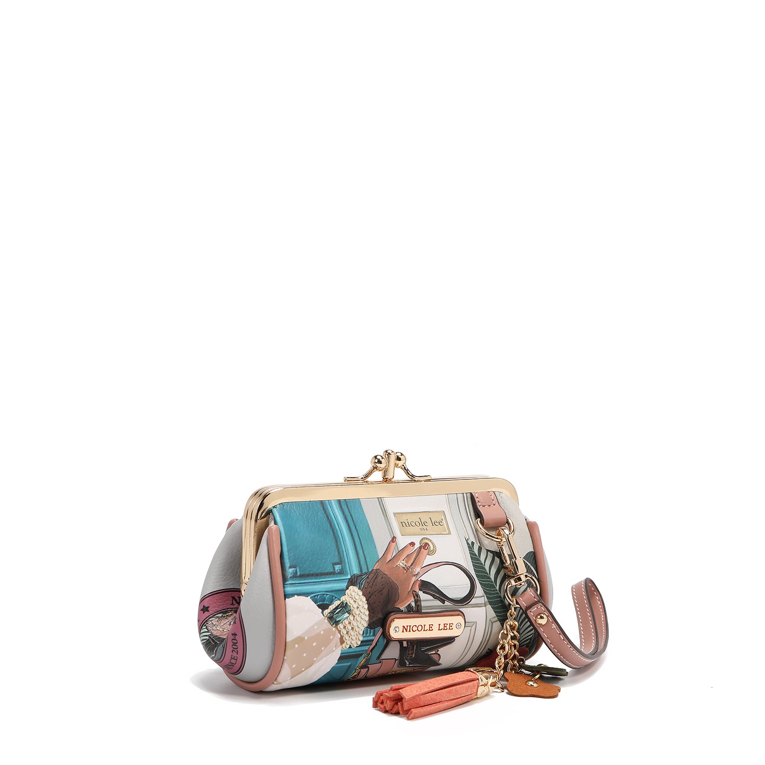 MINI KISS LOCK COIN PURSE WRISTLET