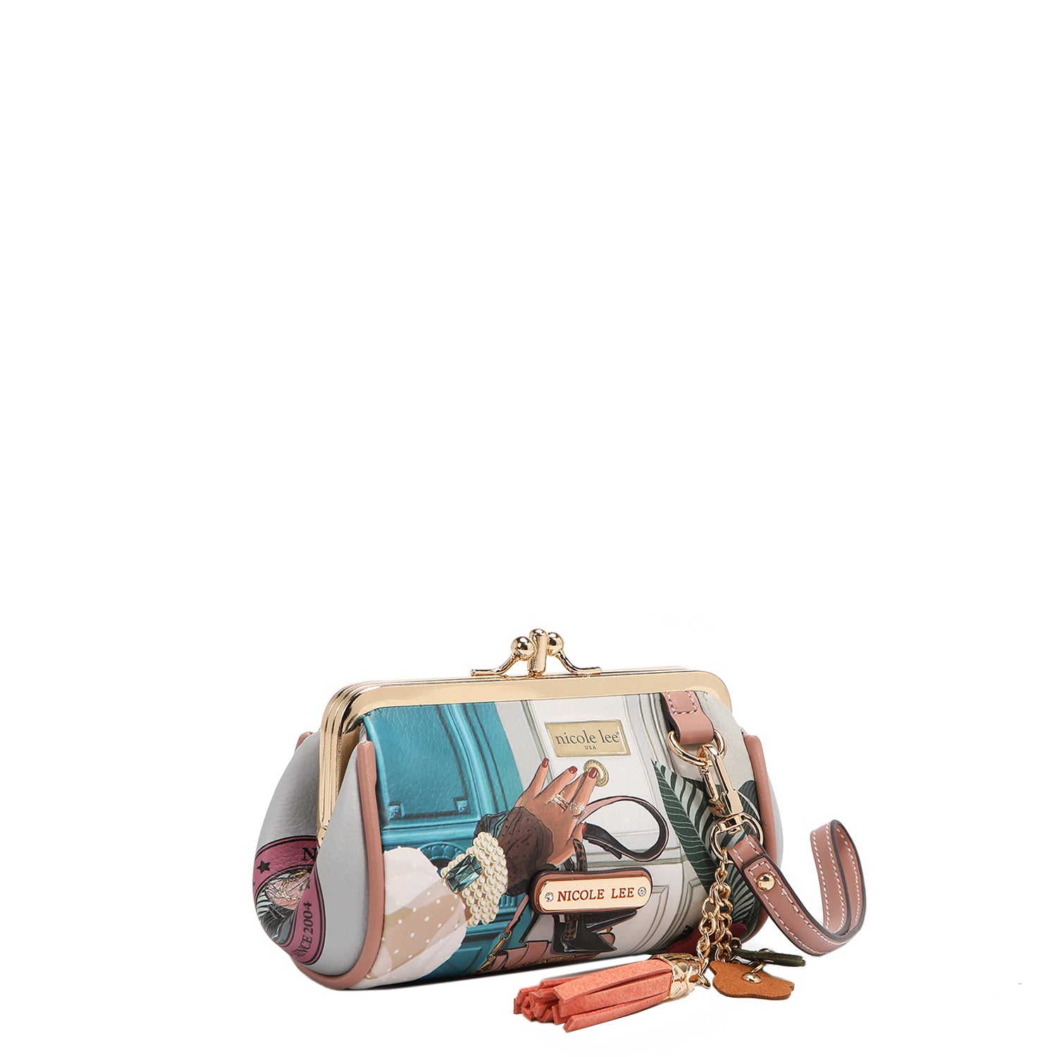 MINI KISS LOCK COIN PURSE WRISTLET