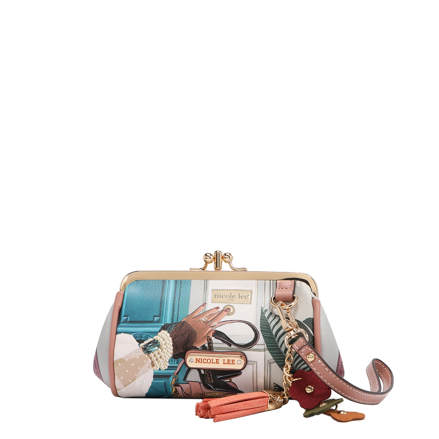 MINI KISS LOCK COIN PURSE WRISTLET