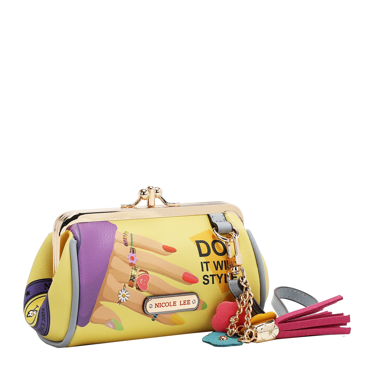 MINI KISS LOCK COIN PURSE WRISTLET