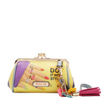 MINI KISS LOCK COIN PURSE WRISTLET