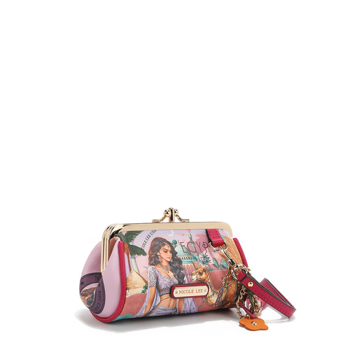 MINI KISS LOCK COIN PURSE WRISTLET