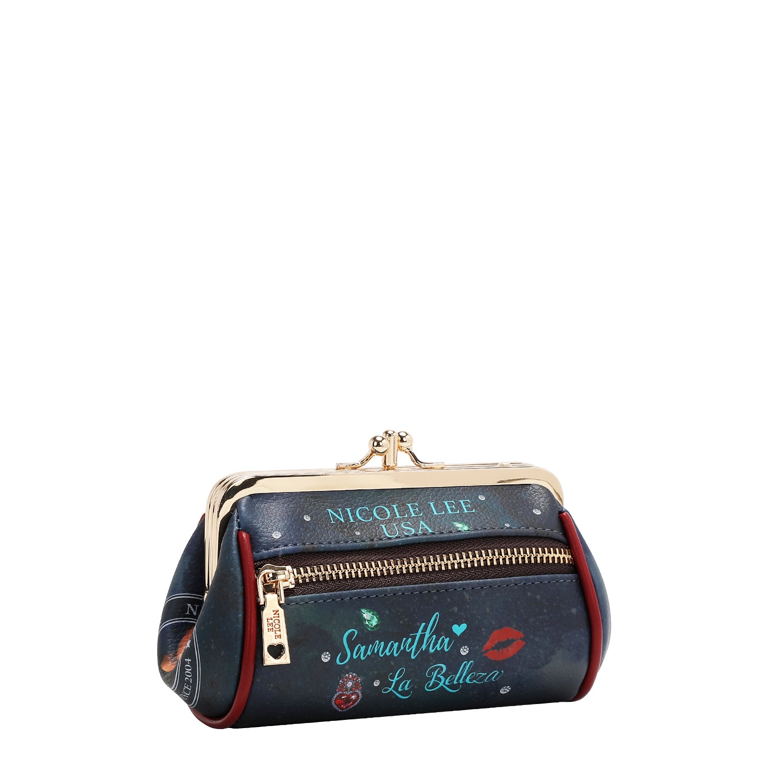 MINI KISS LOCK COIN PURSE WRISTLET