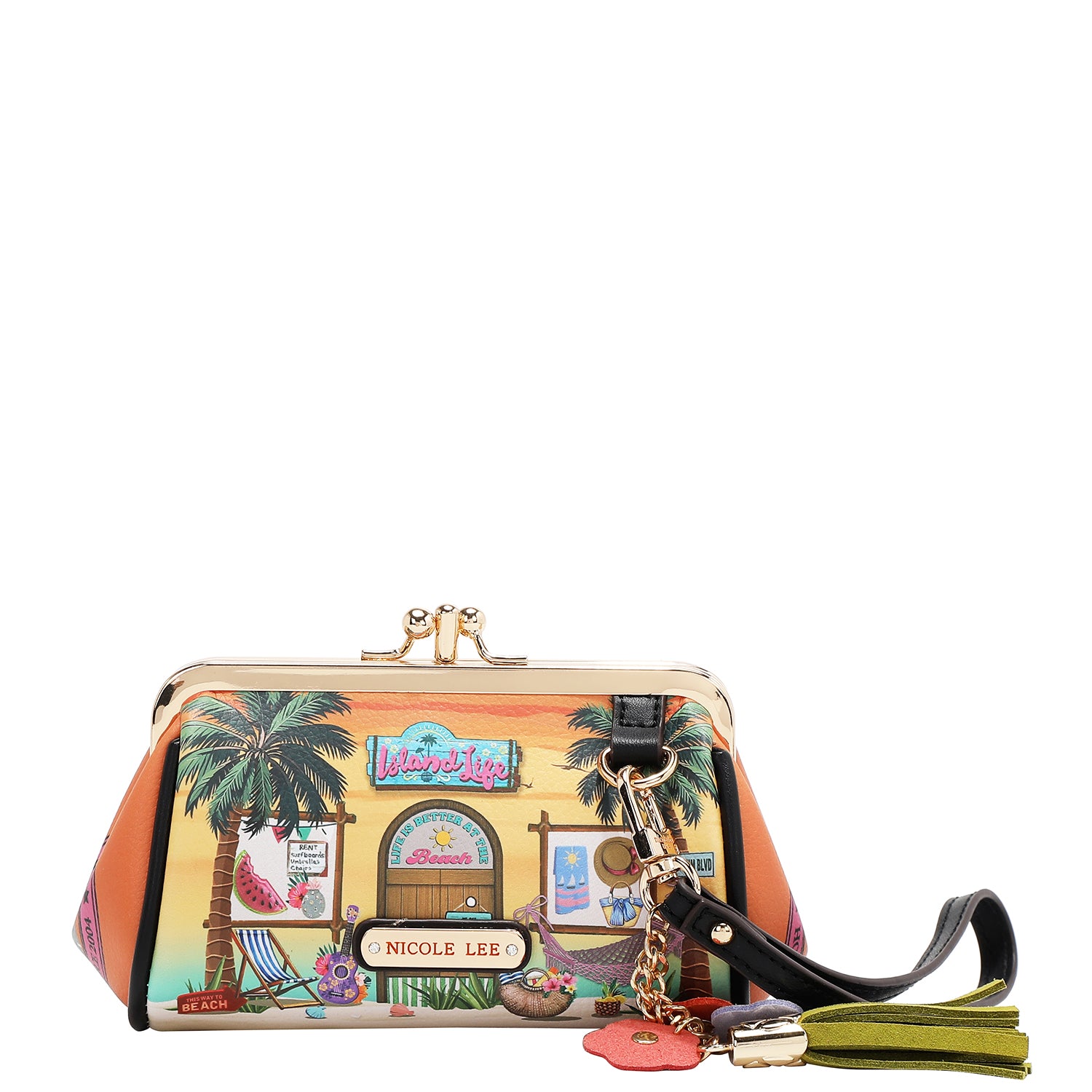 MINI KISS LOCK COIN PURSE WRISTLET