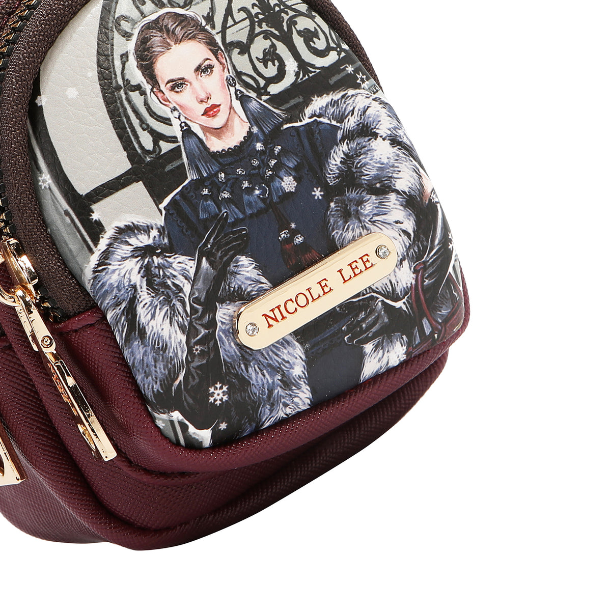 MINI ZIP BACKPACK COIN PURSE