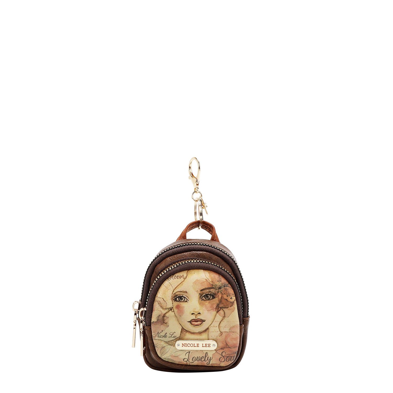 MINI ZIP BACKPACK COIN PURSE