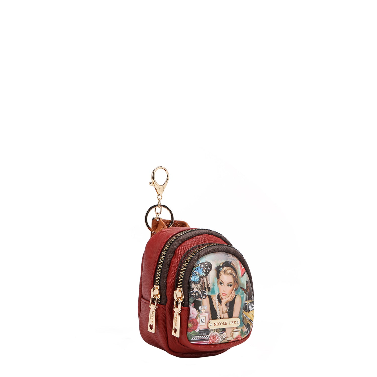 MINI ZIP BACKPACK COIN PURSE