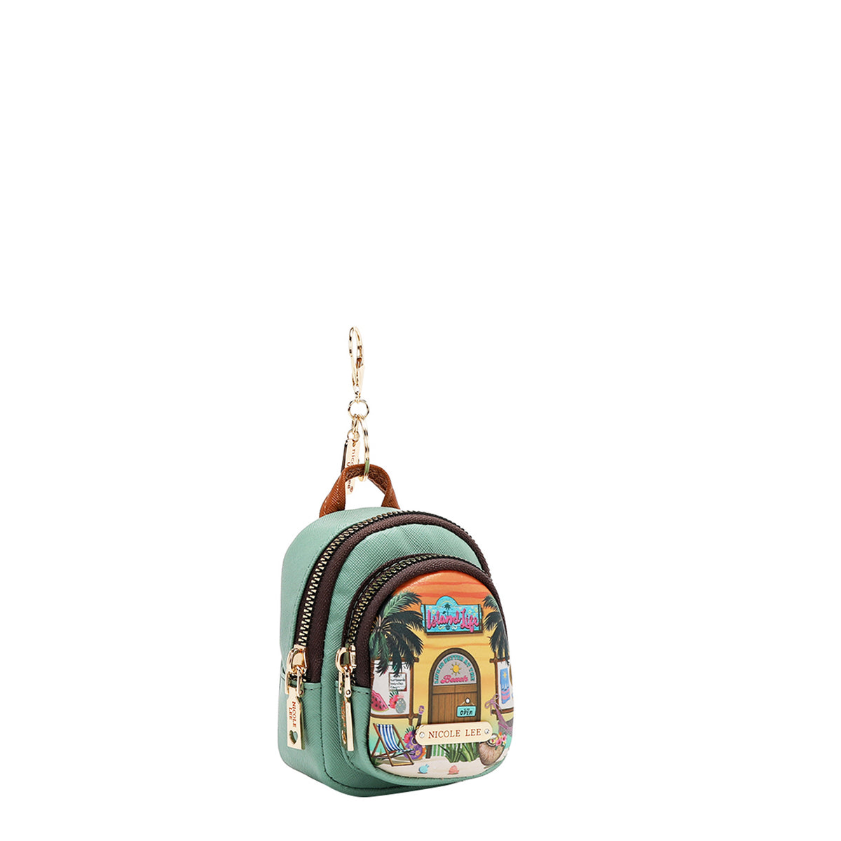 MINI ZIP BACKPACK COIN PURSE