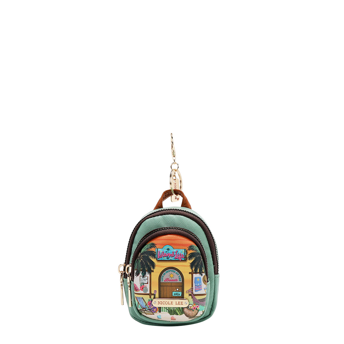 MINI ZIP BACKPACK COIN PURSE