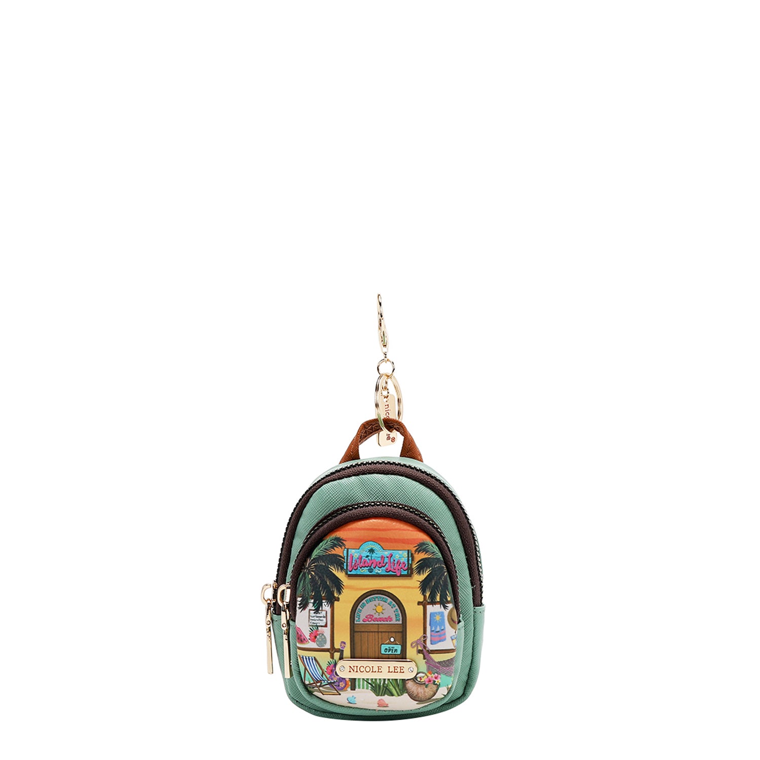 MINI ZIP BACKPACK COIN PURSE