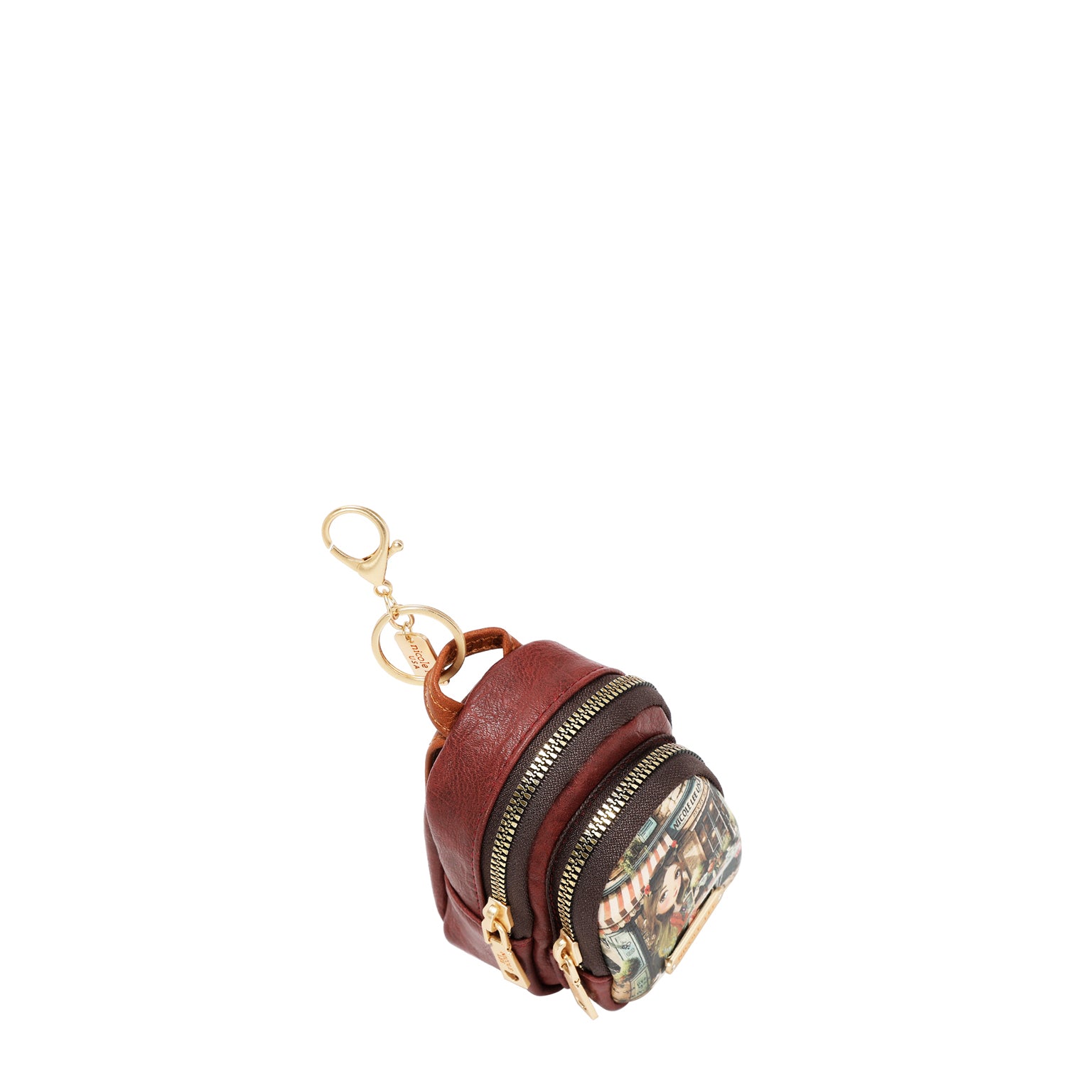 MINI ZIP BACKPACK COIN PURSE