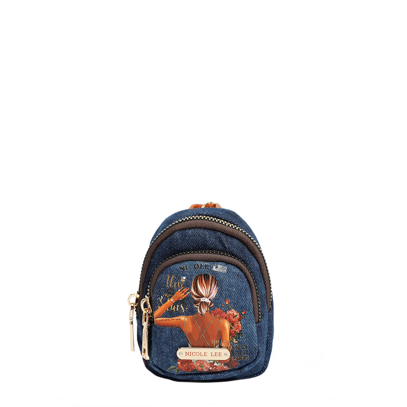 DENIM BACKPACK COIN PURSE