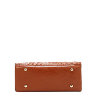 EMBOSSED LOGO SQUARE HANDBAG