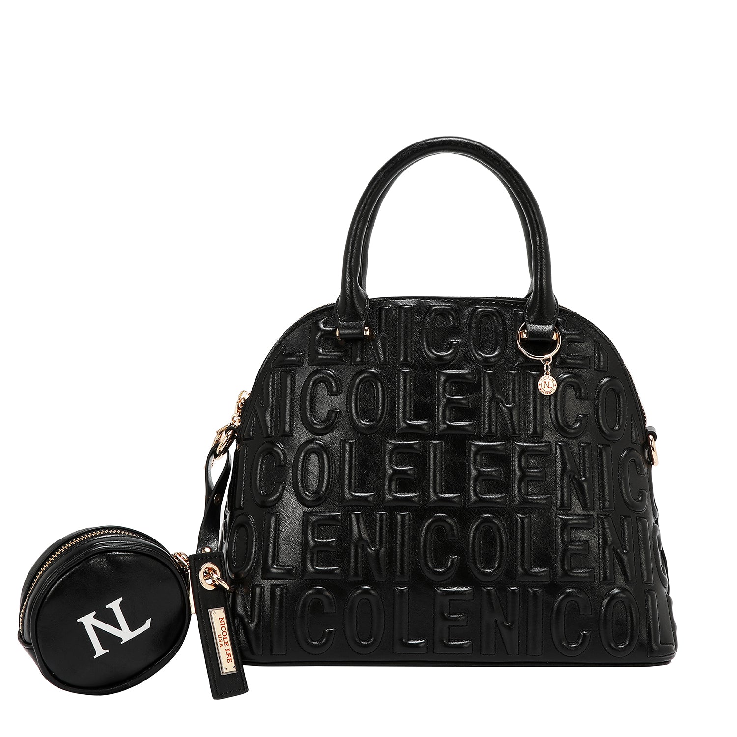 Embossed Logo Dome Bag, Designed to Add Playful Sophistication to