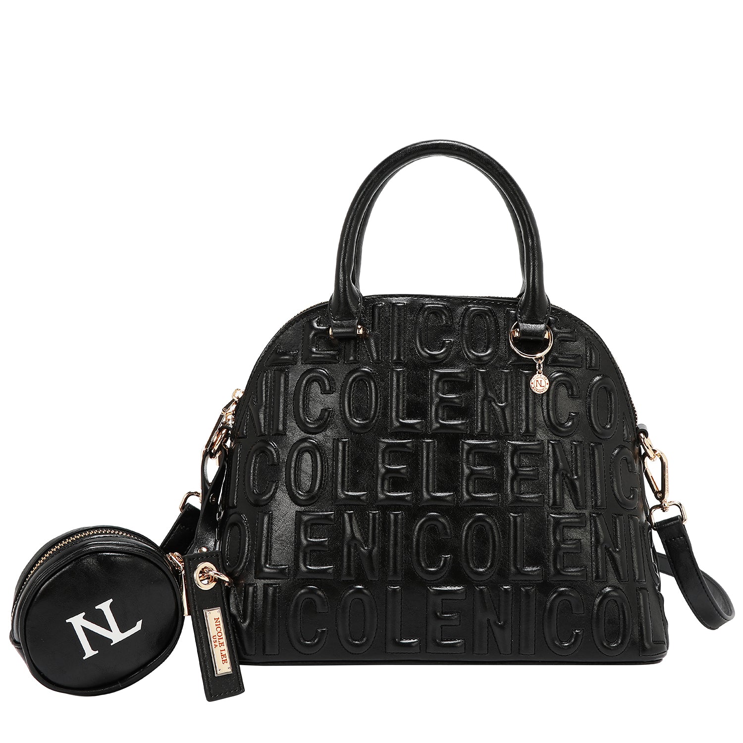 Embossed Logo Dome Bag, Designed to Add Playful Sophistication to
