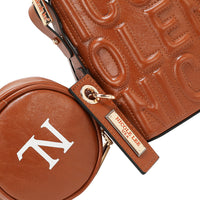 EMBOSSED LOGO DOME BAG