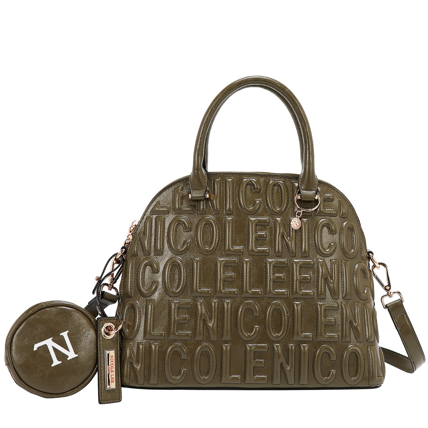 EMBOSSED LOGO DOME BAG