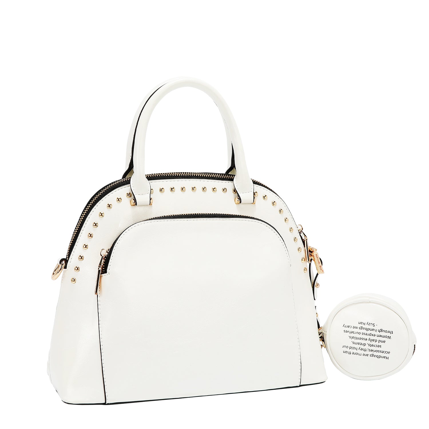 EMBOSSED LOGO DOME BAG