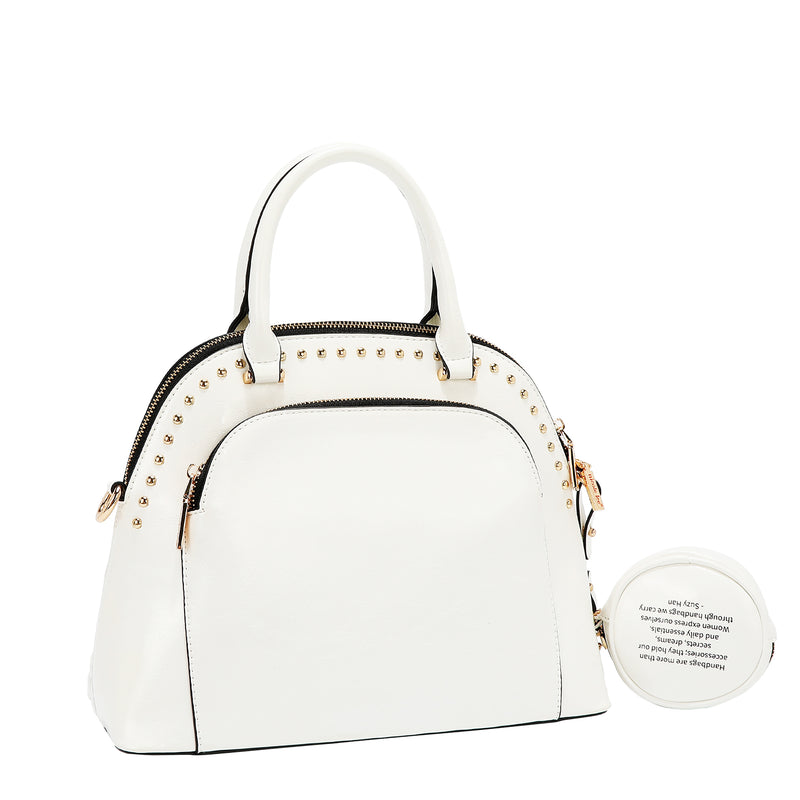 EMBOSSED LOGO DOME BAG